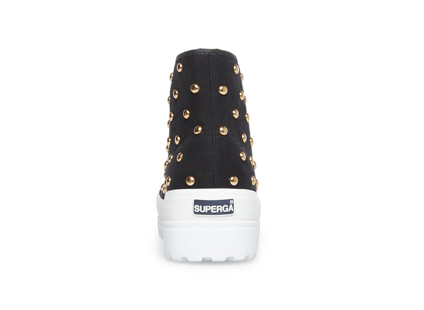 Superga Boots Womens - 2341 Alpina Studs - Black - JKYOR0153